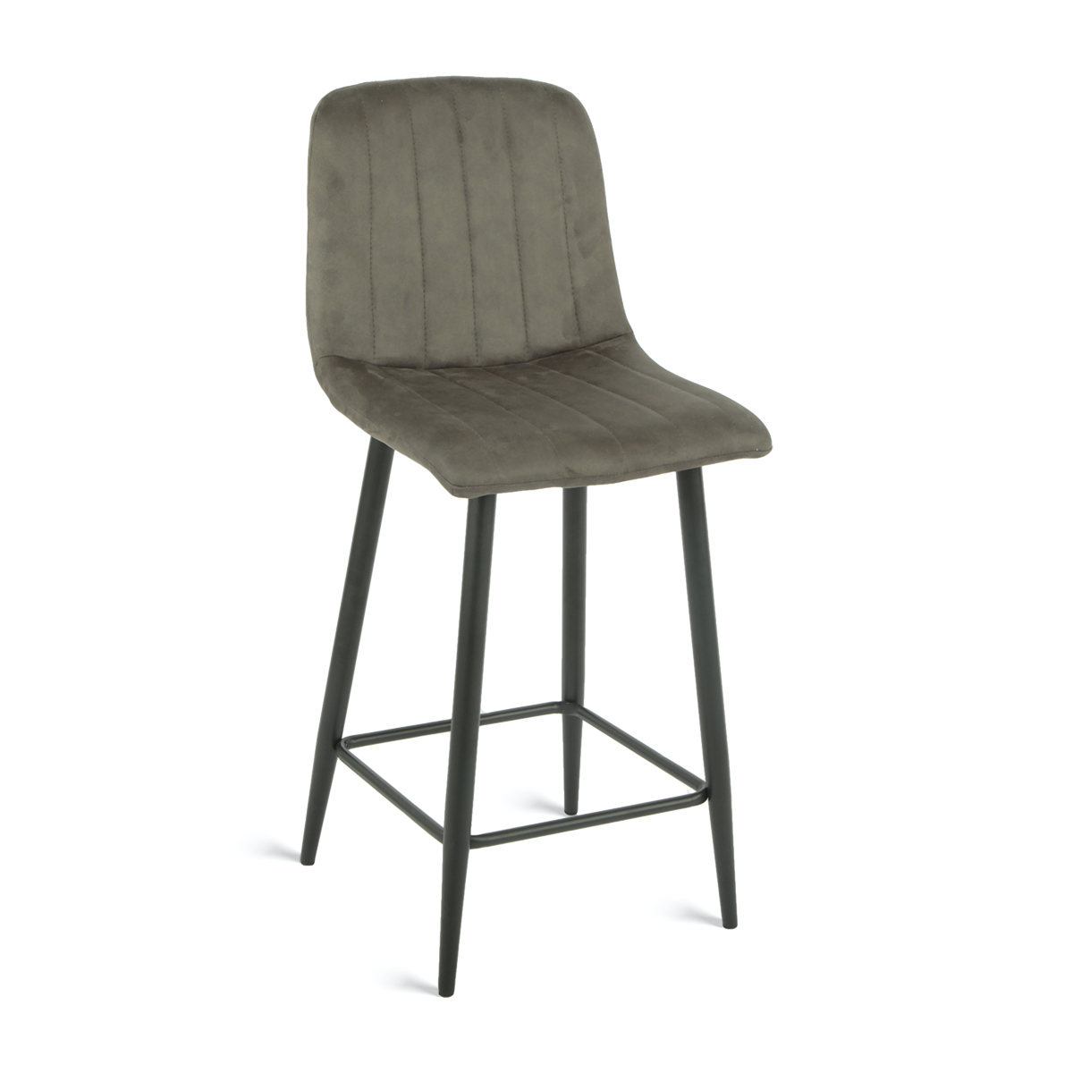 Barkruk Jax - Microleder Antraciet