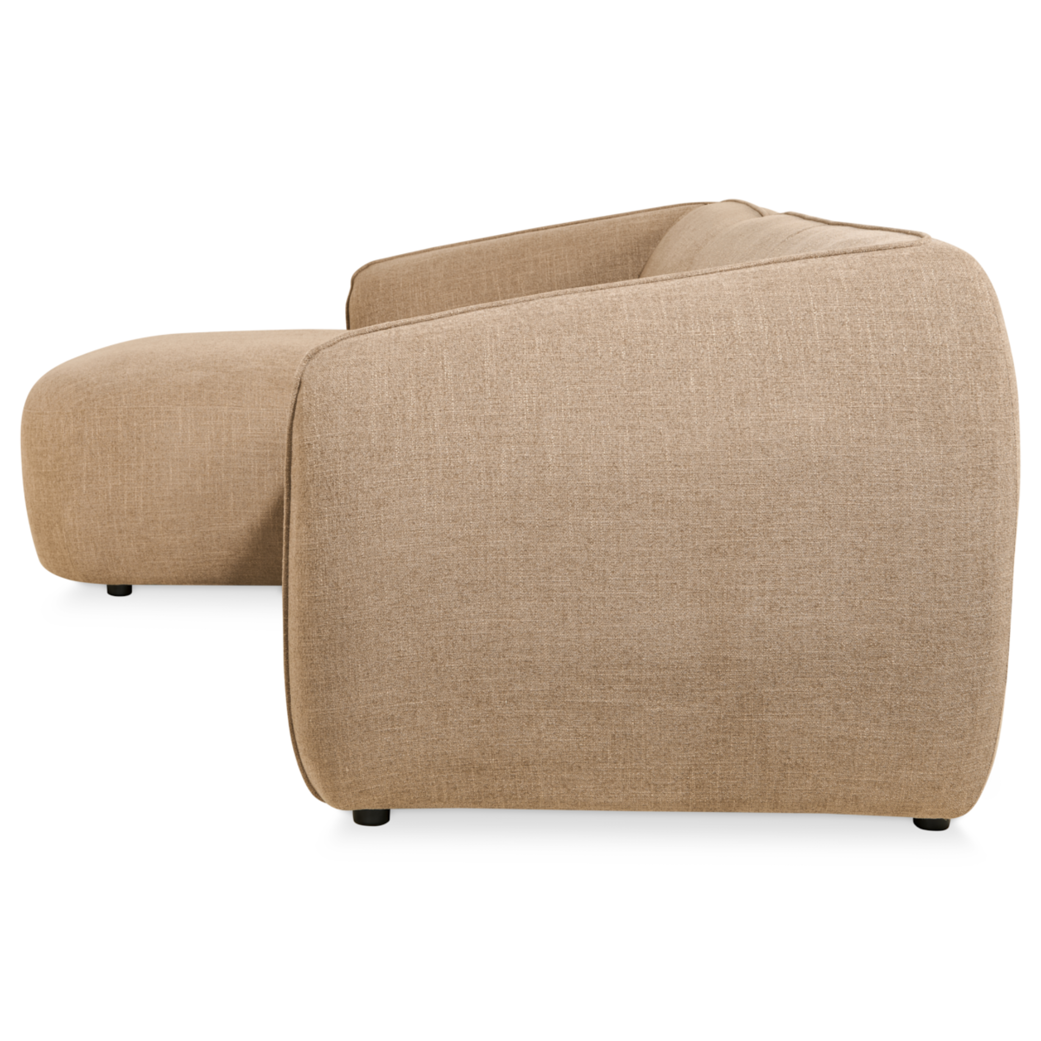 Hoekbank Laila - Stof Taupe Rechts
